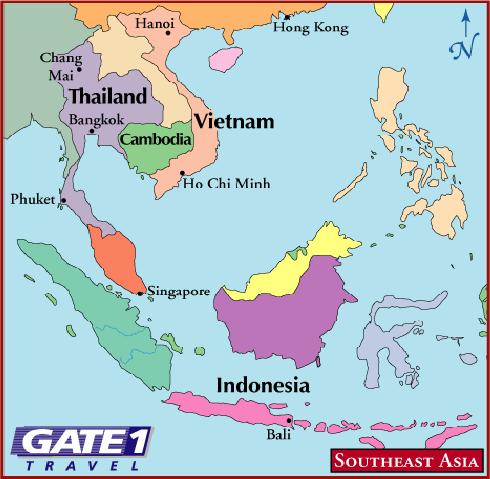 Southeast Asia s most populous country, Indonesia, includes 13,667 islands. Nearly two-thirds of the population lives on the island of Java.