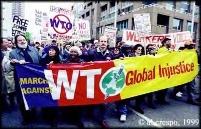 WTO Opponents The WTO has been sharply attacked by liberal and conservative critics.