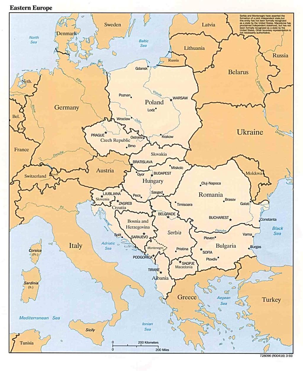 Eastern Europe Slavic