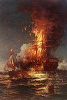 Barbary Pirates (not Pirates of the Caribbean ) Jefferson sends in troops without a declaration of war from