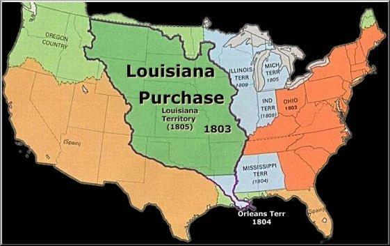 Louisiana Purchase Napoleon regains Louisiana from Spain Spain had not been a US threat but France is Right of Deposit threatened Jefferson
