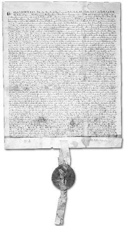 The Magna Carta: A Foundation for Liberty Long before the English ever set foot in America Even before Columbus sailed from Spain to the New World A remarkable document was written in England that is