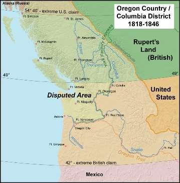 Boundary Dispute in Oregon England vs.