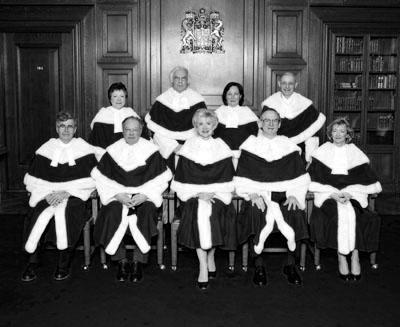Supreme Court of Canada Consists of one chief justice and eight puisne justices, all appointed by the Governor-in-Council.