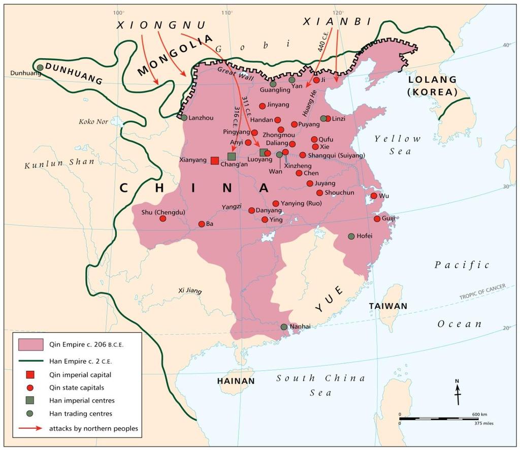 Classical China. In 221 b.c.e.