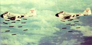 In Feb. 1965, Johnson unleashes Operation Rolling Thunder.