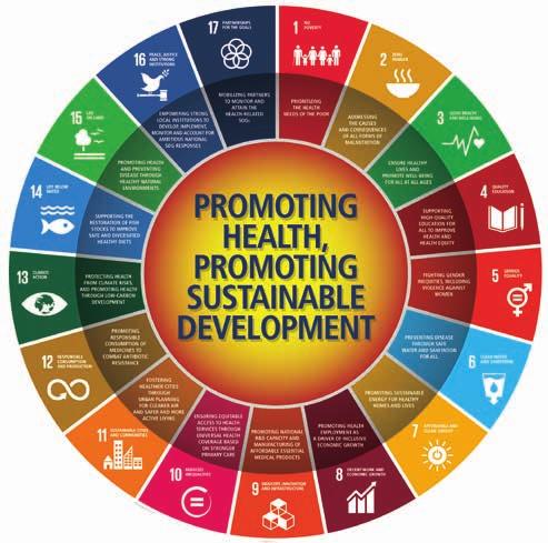 2 Agenda 2030 and health promotion: challenges and opportunities On 25 September 2015, the 194 countries of the United Nations General Assembly adopted a bold new vision for the future entitled
