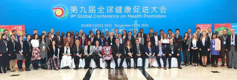Photo of WHO staff Annex 1: Shanghai Declaration on promoting health in the 2030 Agenda for Sustainable Development On 21 24 of November 2016 in Shanghai, China, we formally recognize that health and