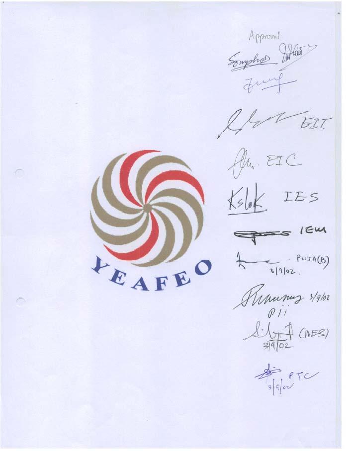 YEAFEO Logo approved at 20 th AFEO Governing Board