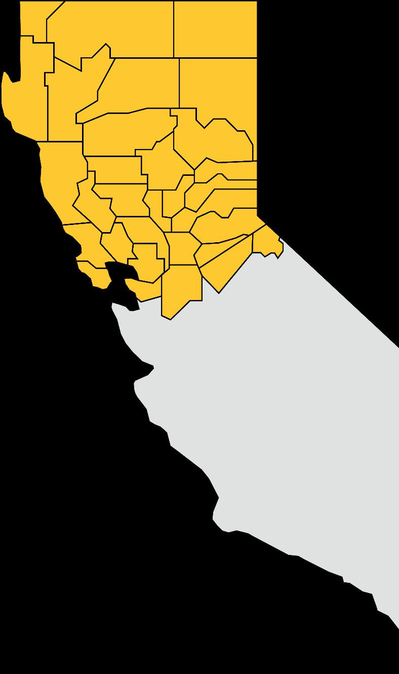 30 COUNTIES NORTHERN CALIFORNIA The