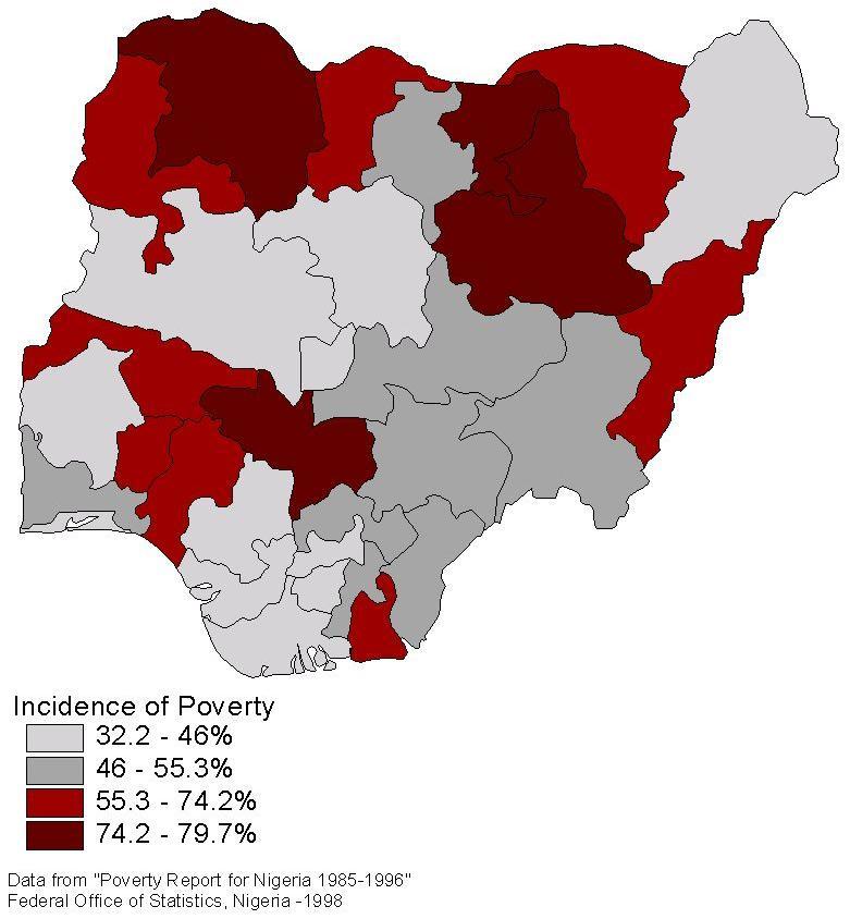 Poverty incidence in Nigeria: