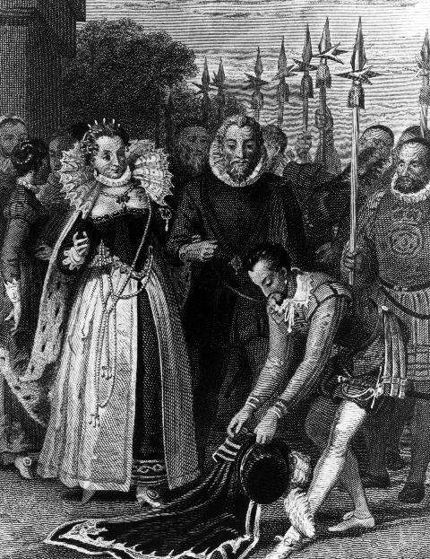 Sir Walter Raleigh Friends with Queen Elizabeth Chivalrous