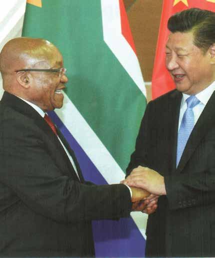 President Xi Jinping and President Zuma and help improve African people's livelihood and welfare; US$35 billion of loans of a concessional nature on more favourable terms and an export credit line