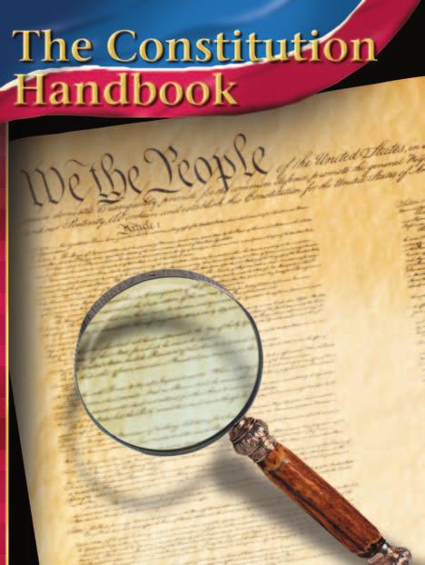 Beginning the Handbook Inform students that when members of the first Congress gathered in New York in 1789, a bill of rights had not been added to the Constitution.