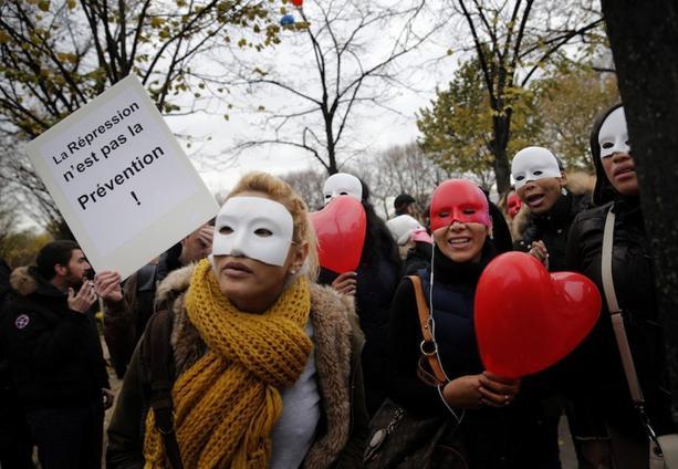 November 30, 2013- Sex workers in France protest against the new law penalizing clients Abolitionists Abolitionists rather see Bill C-36 like a weapon against sexual exploitation.