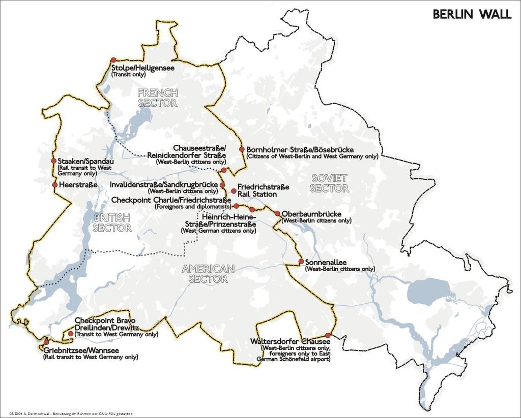 Occupied Berlin A divided city Soviet Controlled Zone