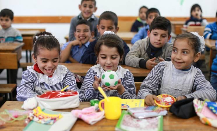 GAZA SITUATION REPORT 214 08 January 2018 Students in UNRWA school UNRWA Gaza 2017.