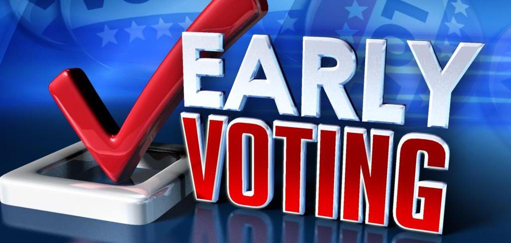 OTHER TRENDS INCLUDE VOTING EARLY!! CASTING A BALLOT PRIOR TO ELECTION DAY AT A POLLING PLACE Early voting locations are available.