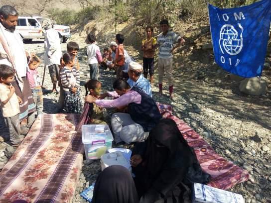 IOM RESPONSE HUMANITARIAN ACTIVITIES IN YEMEN Water, Sanitation and Hygiene (WASH) To date, a total of 586,096 IDPs and conflict-affected persons (246,160 women, 263,743 men, 41,027 girls and 35,166