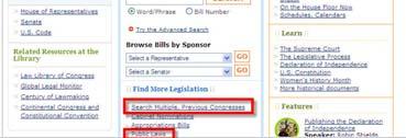 related bills, lists of co-sponsors American