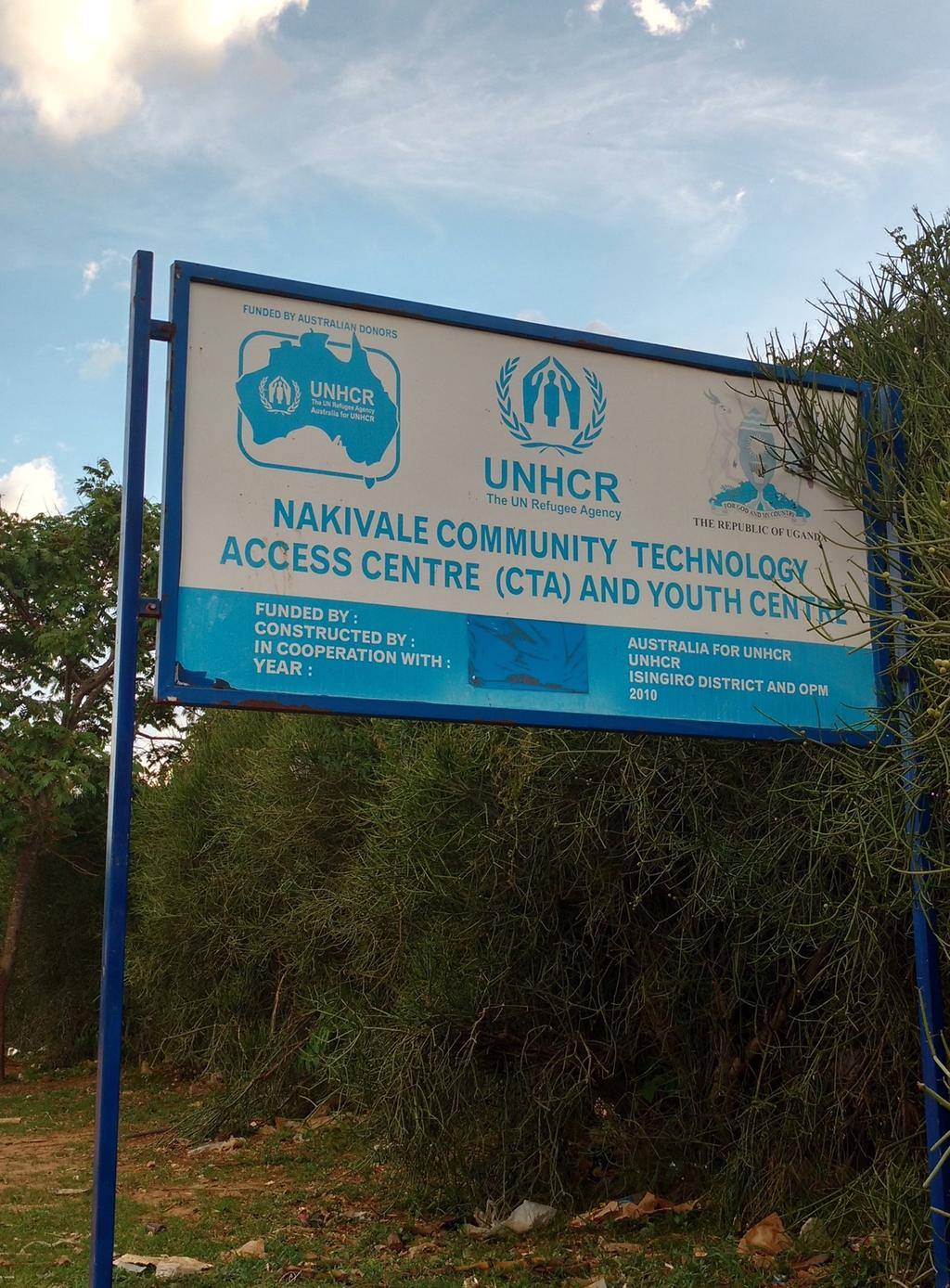 ACCESSING TECHNOLOGY AND THE INTERNET IN NAKIVALE has one Community Technology Access Centre located in Base Camp.