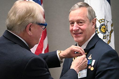 Roger Sherman Medal Presented to Harold Thomas Sentman and Norman Pomeroy Knowlton, III, who was