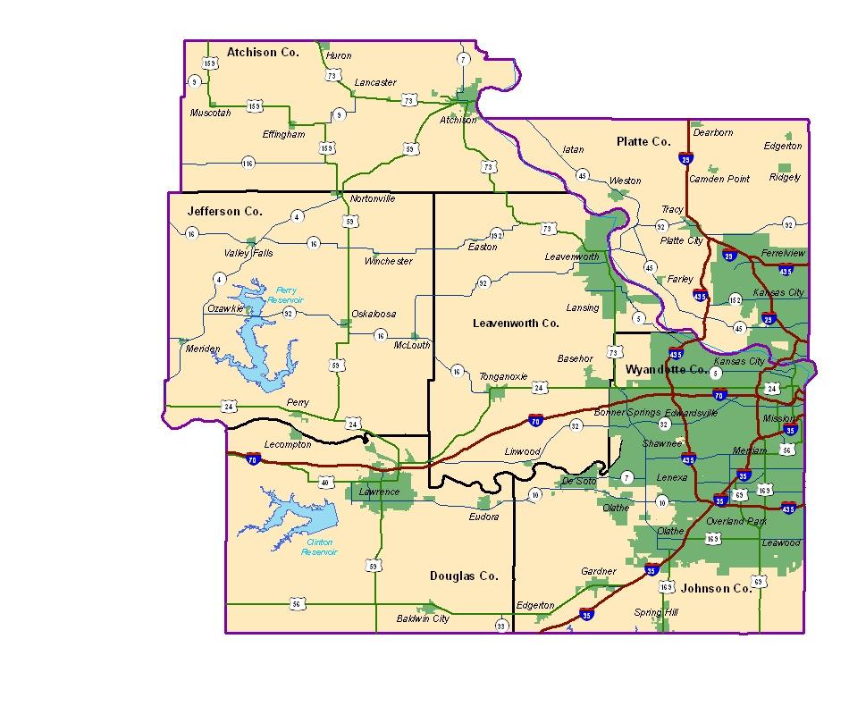 Leavenworth County Labor Basin Labor Availability Analysis 2009 Atchison Douglas Jefferson Johnson Leavenworth Wyandotte Platte Counties