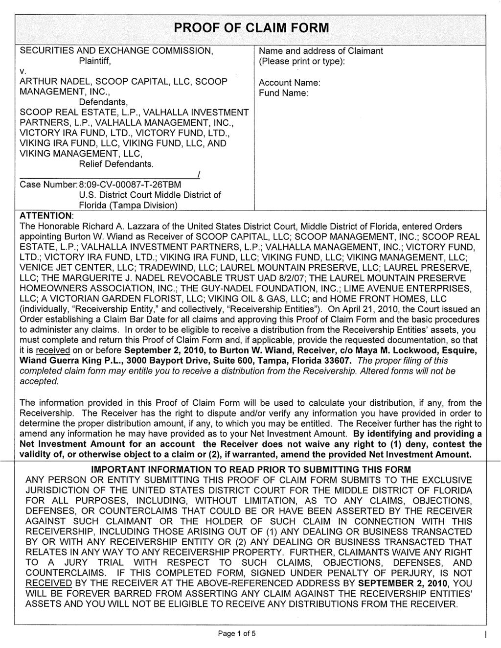 Case 8:09-cv-00087-RAL-TBM Document