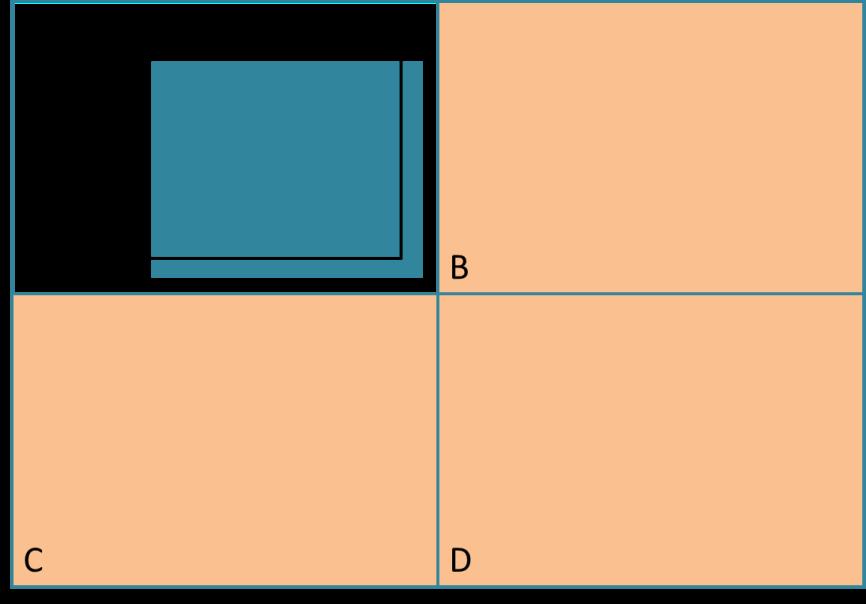 Example 3: Example 3: In this example, the structure infringes the corner point of B, C, and D.