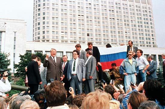 MORE TURMOIL August Coup Aug 18, 1991 hardliners detained Gorbachev Demanded his