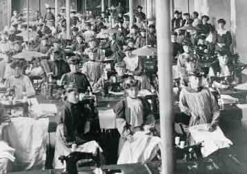 As the Industrial Revolution moved production into factories, many working families moved to cities. As city dwellers, many women no longer had the resources or the need to grow food or make clothing.