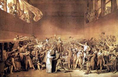 Confronta'on With the King Louis XVI ordered the Third Estate locked out of the Na.onal Assembly s mee.