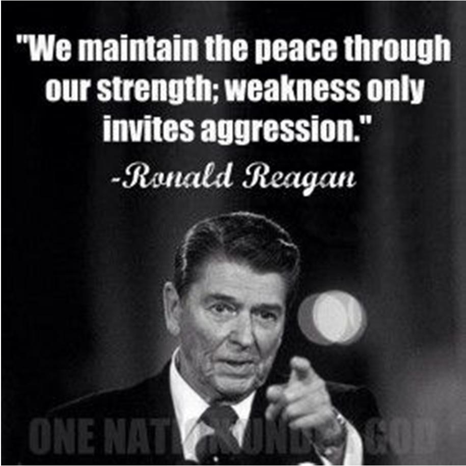 Peace through Strength Rollback = Reagan s Strategy