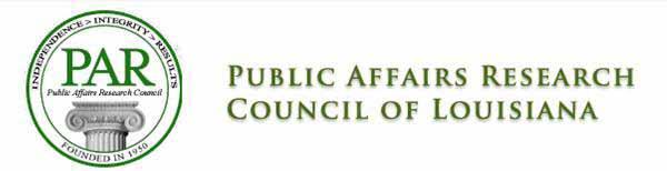The Public Affairs Research Council of Louisiana (PAR) is an independent voice, offering solutions to public issues in Louisiana through accurate, objective research and focusing public attention on