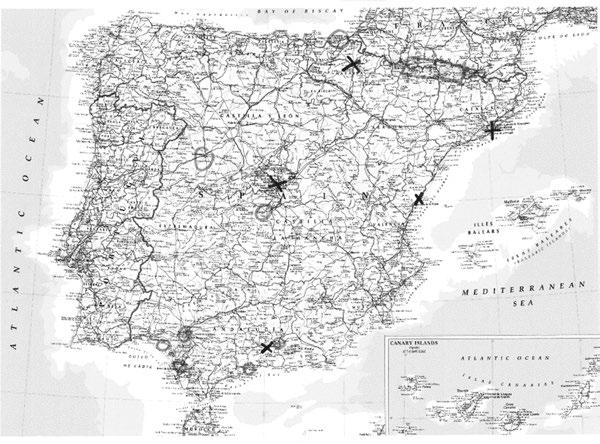 260 M. Richter and M. Nollert Fig. 13.2 One example of geographical map 13.2.3 Phase 3: Meeting People and Visiting Places in Spain The third phase took place in Spain.