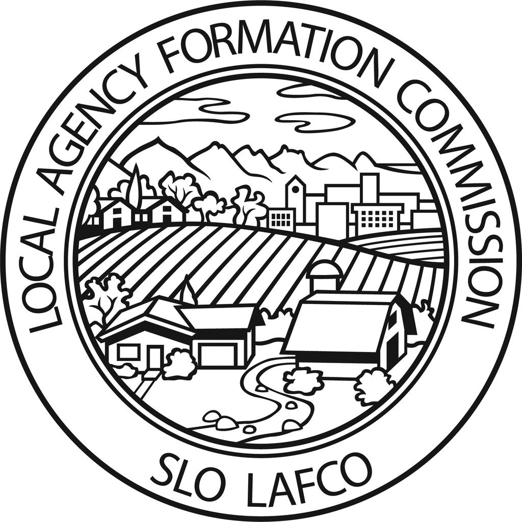SAN LUIS OBISPO LOCAL AGENCY FORMATION COMMISSION MEETING MINUTES FOR JUNE 15, 2017 Call to Order: The San Luis Obispo Local Agency Forma