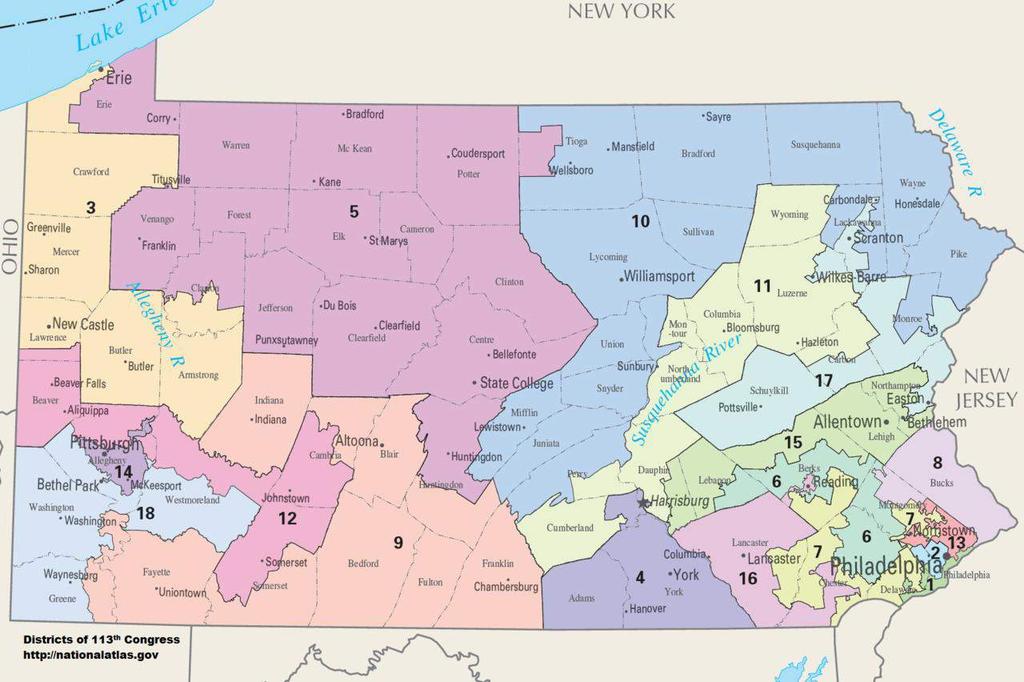You live in Pennsylvania s 4 th Congressional District which includes Adams County, York County, and parts of Cumberland and Dauphin counties.