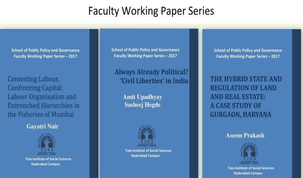 Working Paper Series is a forum for
