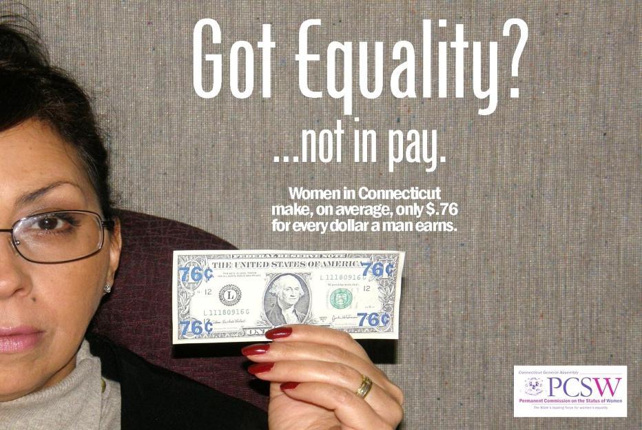 & 31% of female heads of households lived in poverty pay equality-