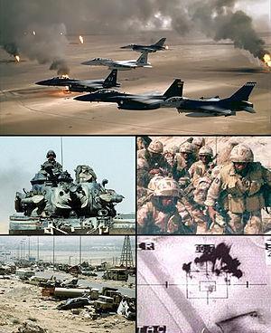 invaded & looted Kuwait (oil rich) & then moved