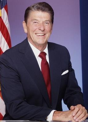 Ronald Reagan led the conservative