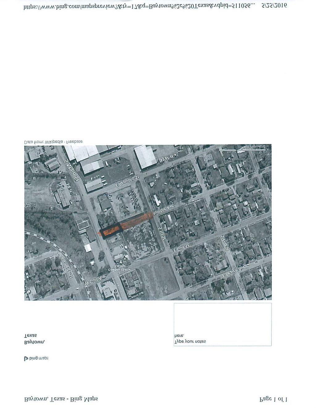 CITY OF BAYTOWN -SPECIFICATIONS- SALE OF CITY PROPERTY: THE RIGHT-OF-WAY OF EAST HUMBLE AVENUE CONSISTING OF 5,000 SQUARE FEET OF RIGHT-OF-WAY, 50 FEET WIDE AND 100 FEET LONG - LOCATED EAST OF SOUTH