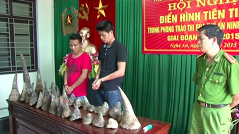 Rhino's horn pieces seized at Tan Son Nhat International Airport in 15 March 2015 In 18 March 2015 three a women arrested by Custom officials in Noi Bai International Airport because illegal imported