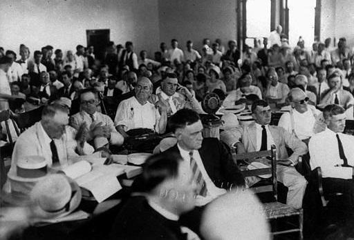 The Scopes Monkey Trial was a national sensation ACLU