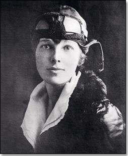 New York to Paris Amelia Earhart