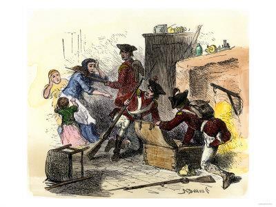 Quartering Act Colonists had to provide