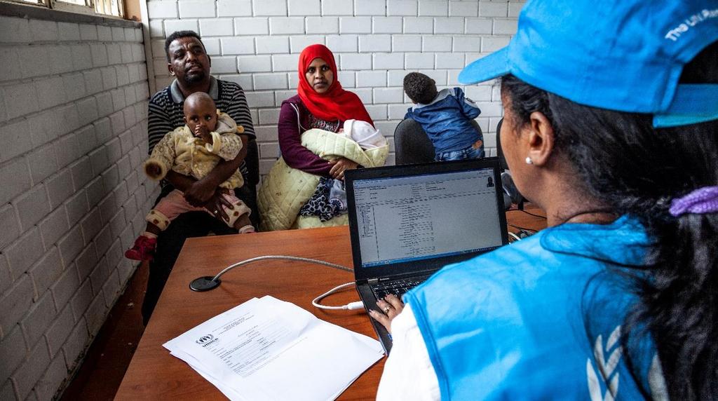 Registration UNHCR/Diana Diaz UNHCR and ARRA continue to undertake a comprehensive Level 3 registration exercise in all the refugee camps in Ethiopia, where refugees will also be enrolled on