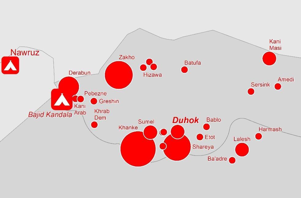 REACH overview: Displacement from Sinjar, 3-14 August 2014 CURRENT SITUATION Displacement from Sinjar has resulted in the total displacement of around 200,000 people.
