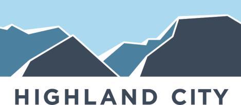 AGENDA HIGHLAND CITY PLANNING COMMISSION Tuesday, May, 0, :00 p.m.