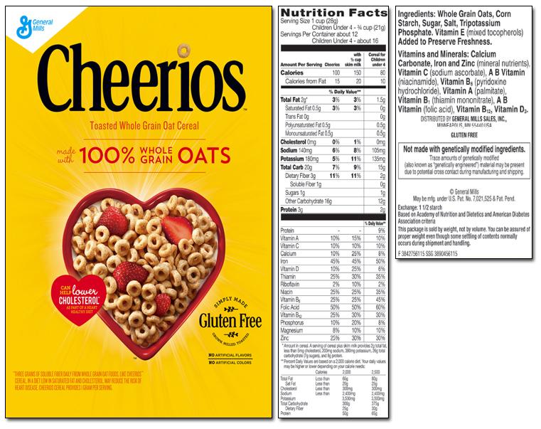 Case :-at-0 Document Filed 0/0/ Page of 0 stated, Gluten Free cheerios provides Operators with even more Gluten Free solutions to offer patrons a variety of options, and noted that, 0% of US